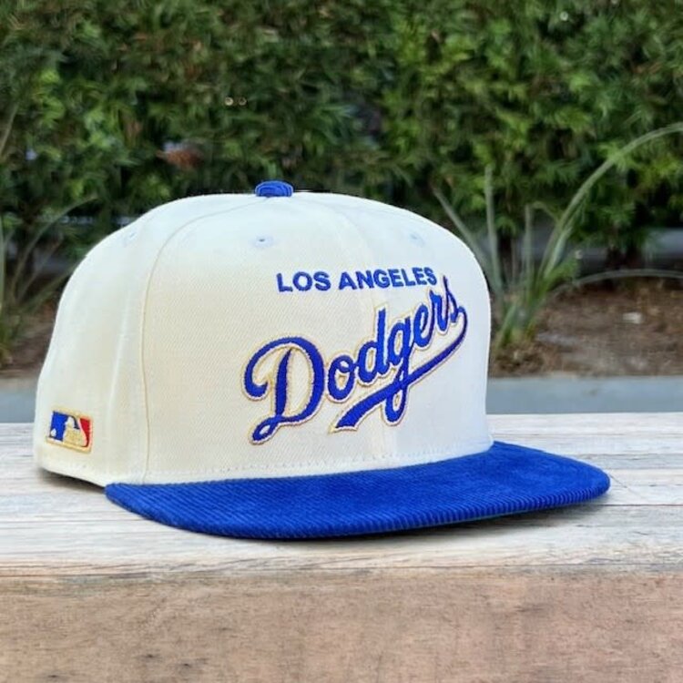 New Era LA Cursive Ivory/ Royal Cord