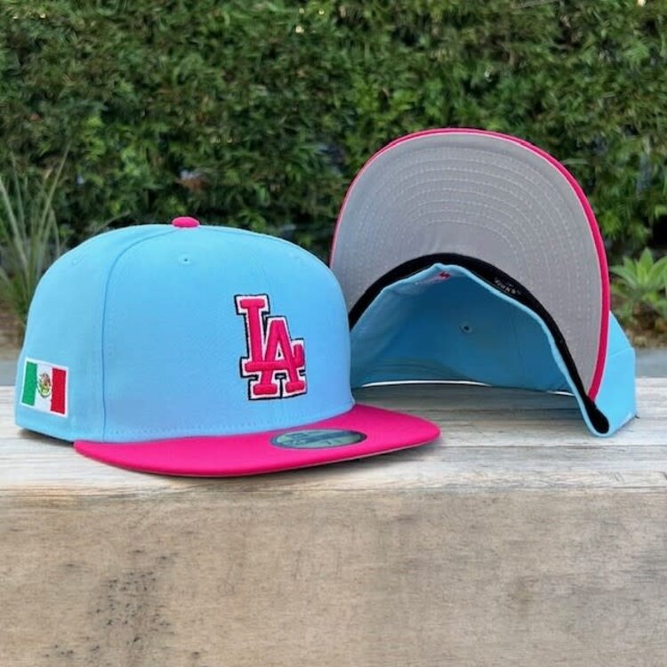 New Era LA Blue/Pink Mexico Flag