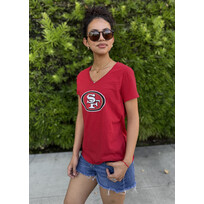 Fanatics 49ers W Primary Logo Red V