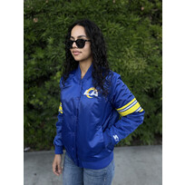 Starter Rams W Starter Line Up Varsity Jacket