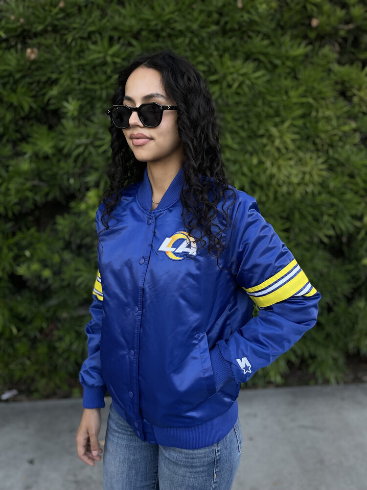 Starter Rams W Starter Line Up Varsity Jacket