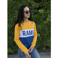 Mitchell and Ness NFL Rams W M&N Color Block Crew 2.0