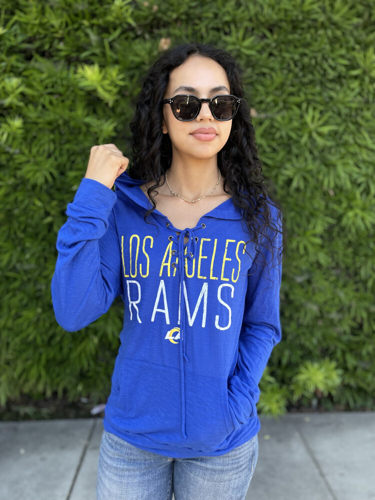New Era LA Rams W New Era Laces Lightweight Hoodie
