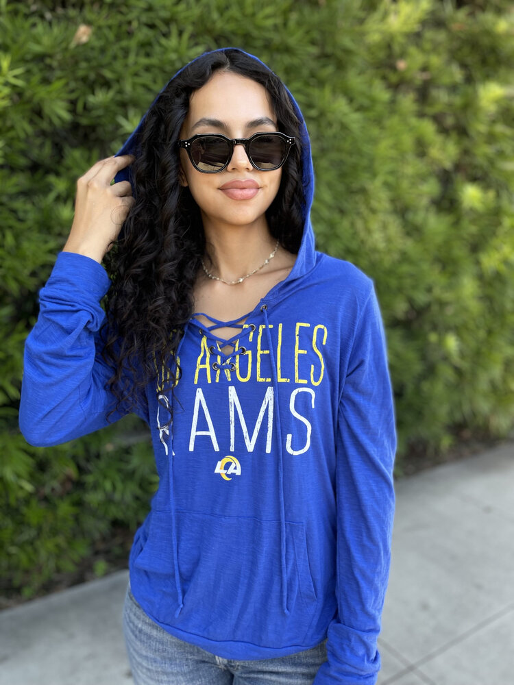 New Era LA Rams W New Era Laces Lightweight Hoodie