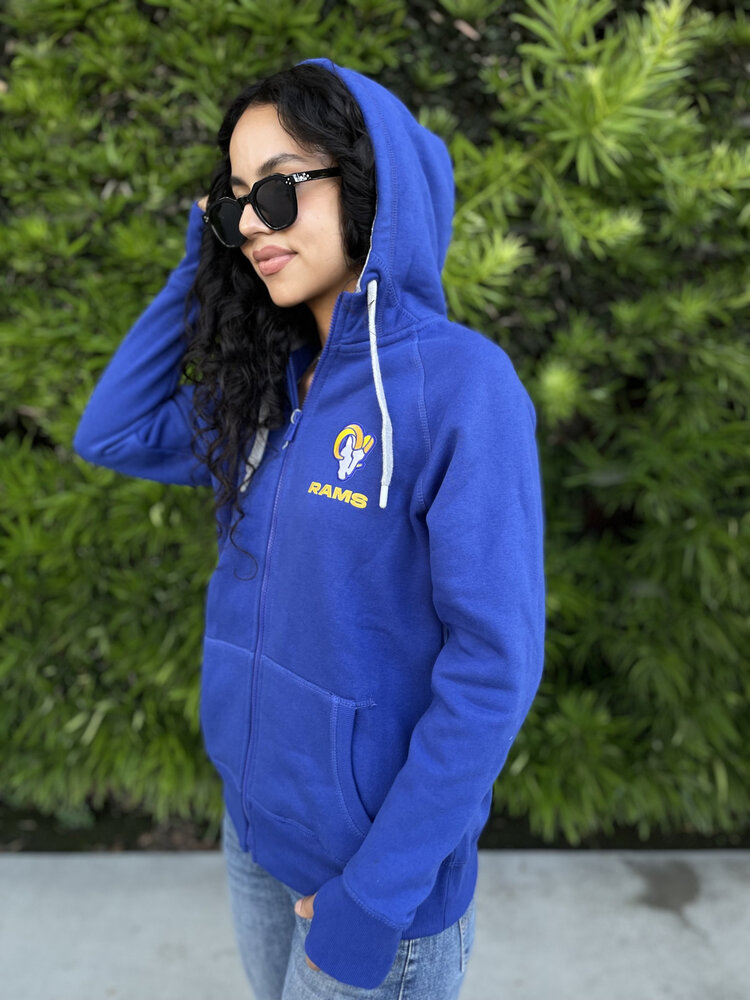 Antigua Rams W F/Z Hood Logo Victory