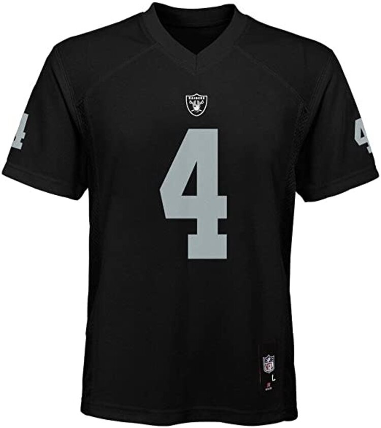 NFL NFL Youth Team Jersey Raiders Derek Carr #4