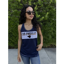 Majestic Rams W Game Time Glitz Tank