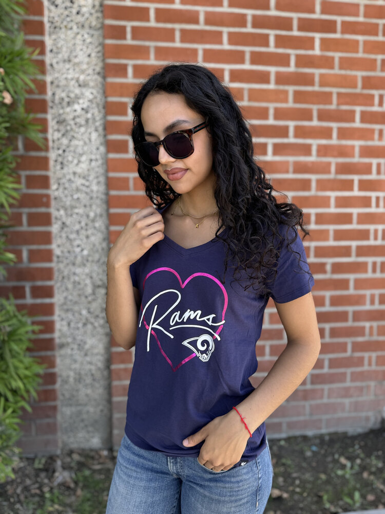 47 Brand Rams W '47 Heart & Soul Ultra V-Neck Navy