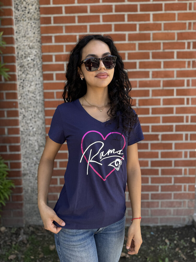 47 Brand Rams W '47 Heart & Soul Ultra V-Neck Navy