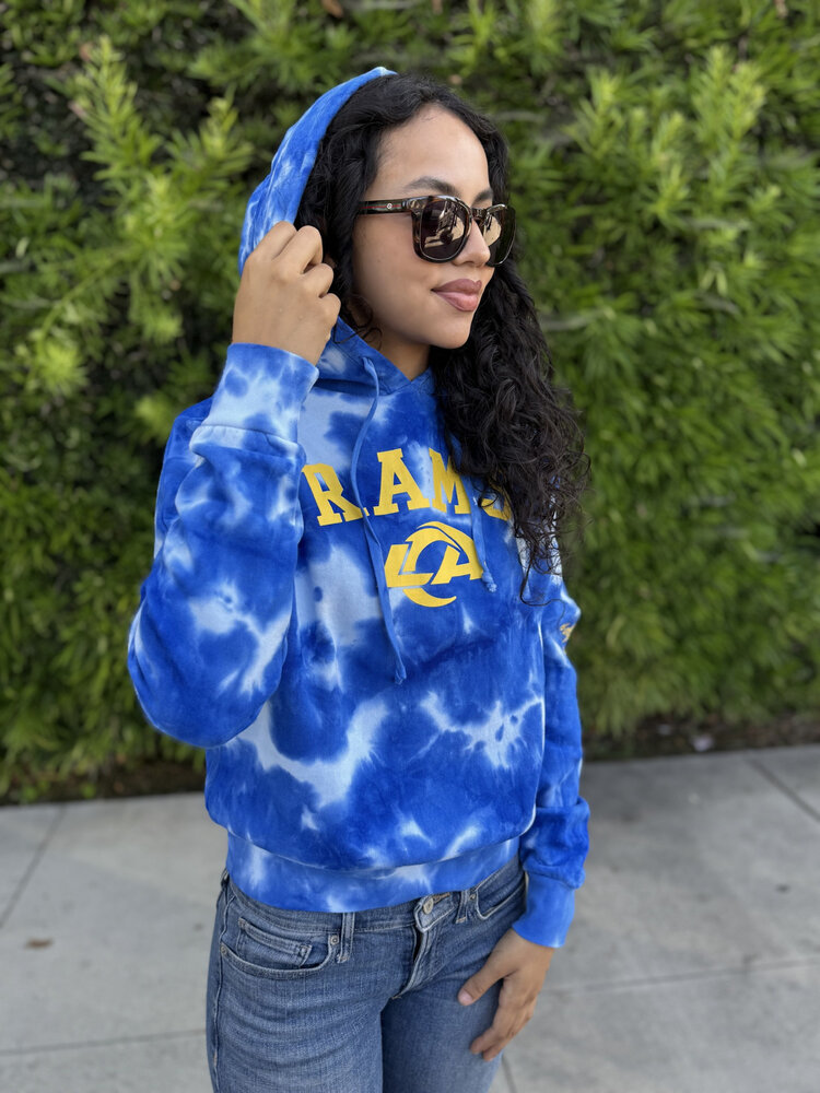 New Era LA Rams W NE Royal Tie Dye P/O Hoodie