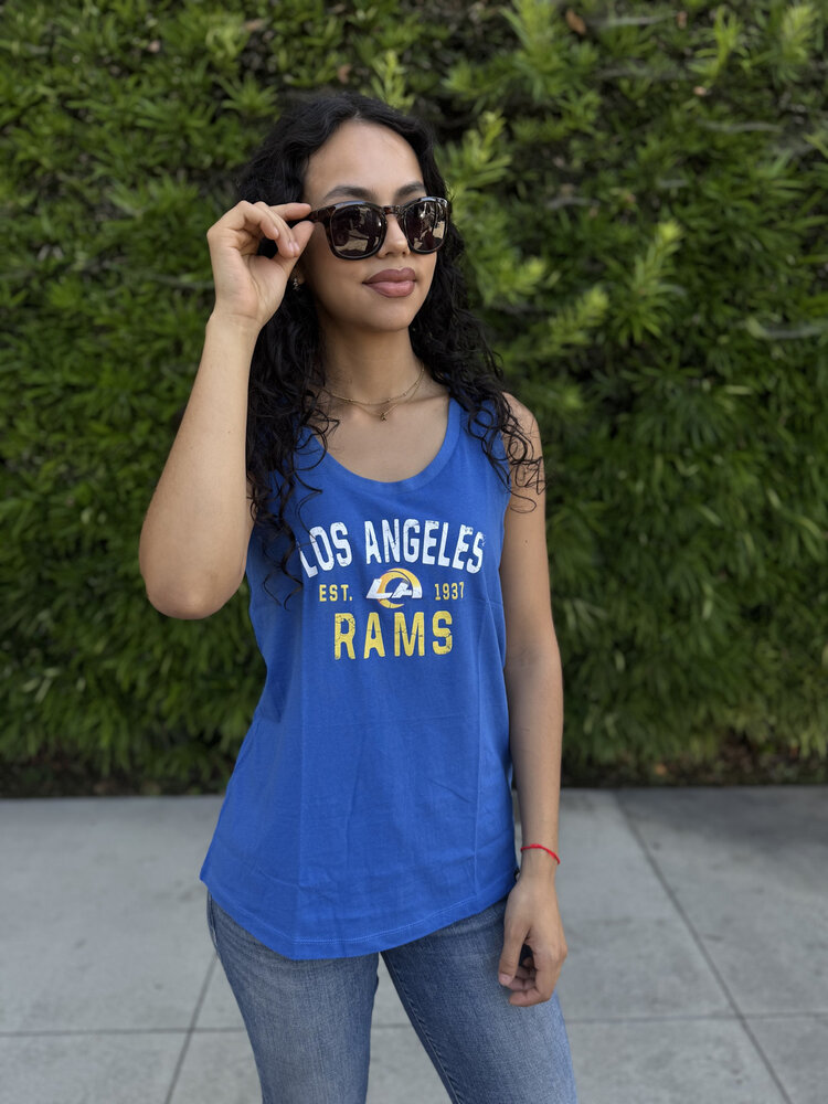 New Era Rams W NE Royal Scoop Tank