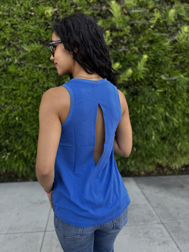 New Era Rams W NE Royal Scoop Tank