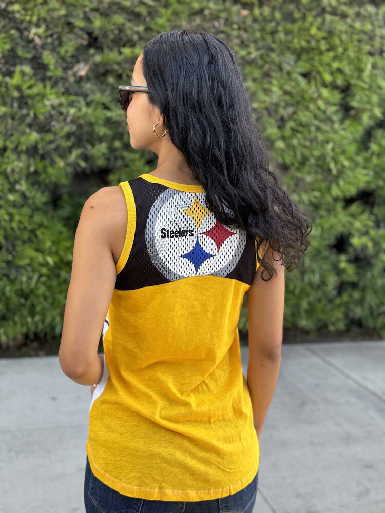G-III NFL Pittsburgh Steelers W GIII Drop Back Tank