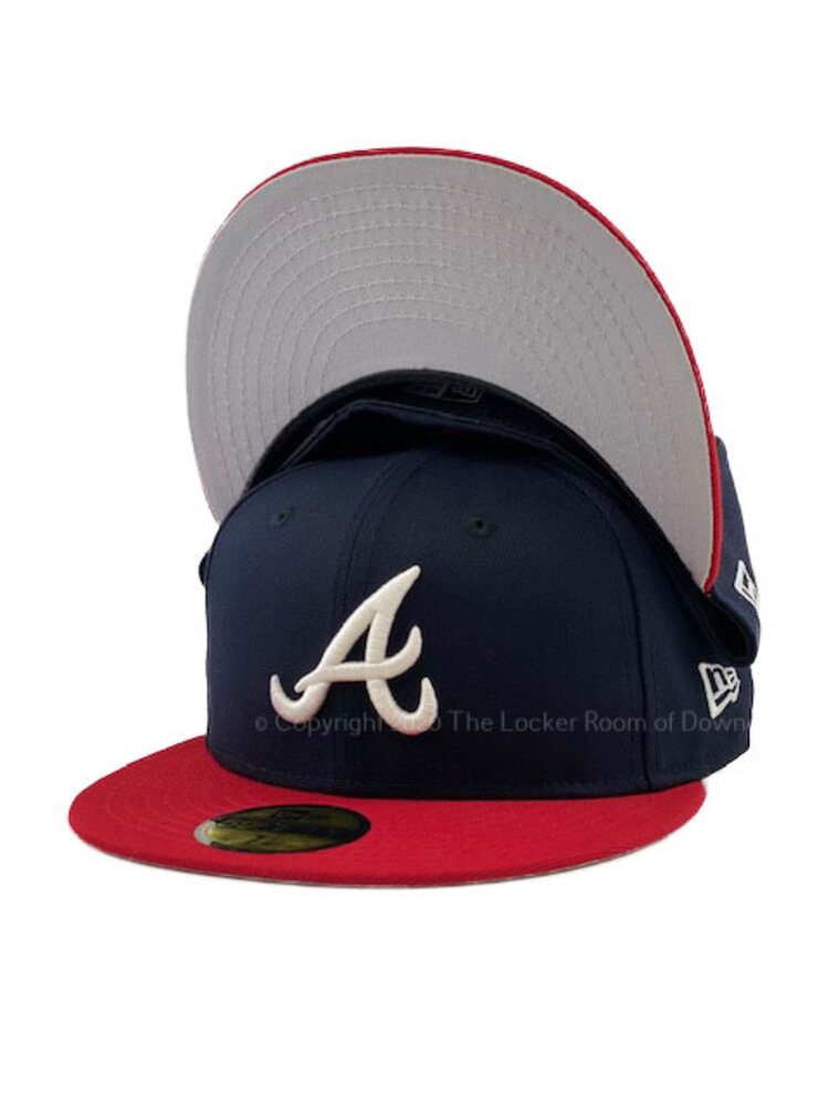 New Era Braves Navy/Red Gray UV