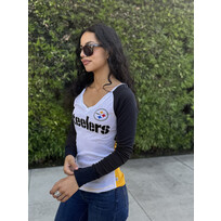 GIII/Touch Pittsburgh Steelers Touch Women's Team Pride Long Sleeve