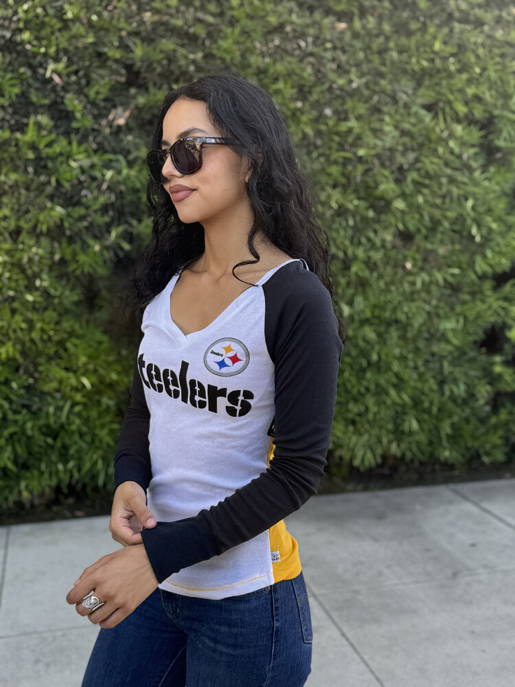 GIII/Touch Pittsburgh Steelers Touch Women's Team Pride Long Sleeve