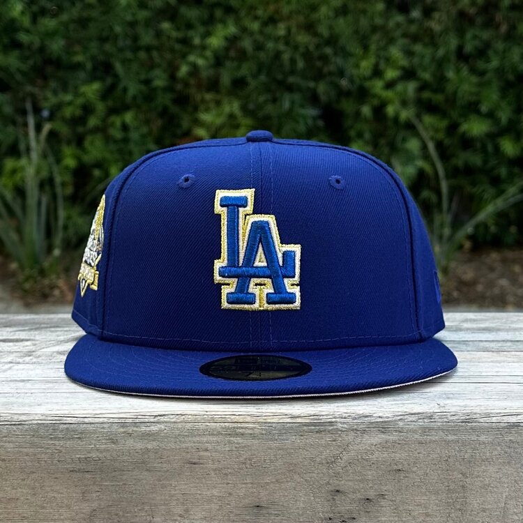 New Era LA Royal Metallic Gold 2024 WS Champs Pink UV