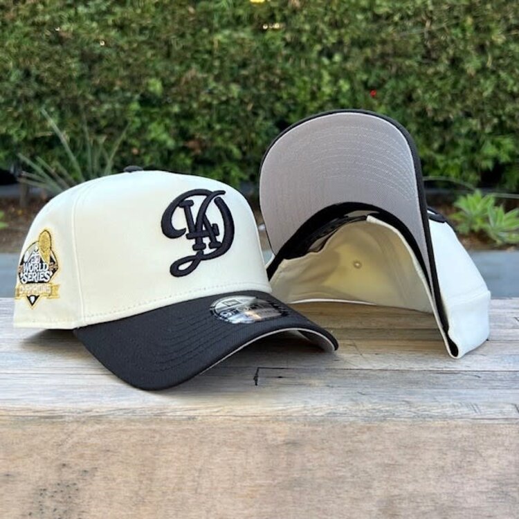 New Era LA Dodgers City Connect Ivory/Black 2024 World Series Champions 940 A-Frame