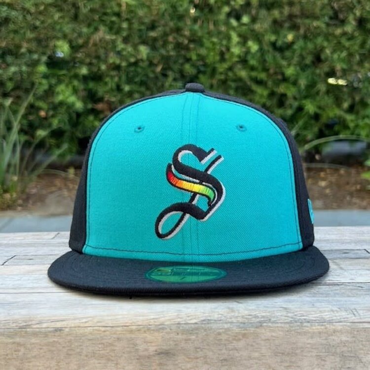 New Era Saraperos Tri-Color Teal/BLK/BLK