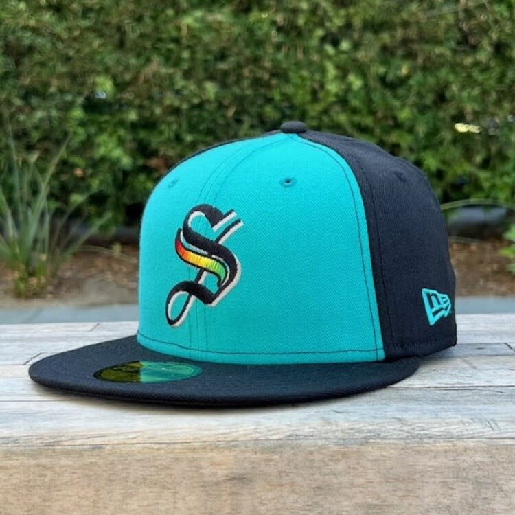New Era Saraperos Tri-Color Teal/BLK/BLK