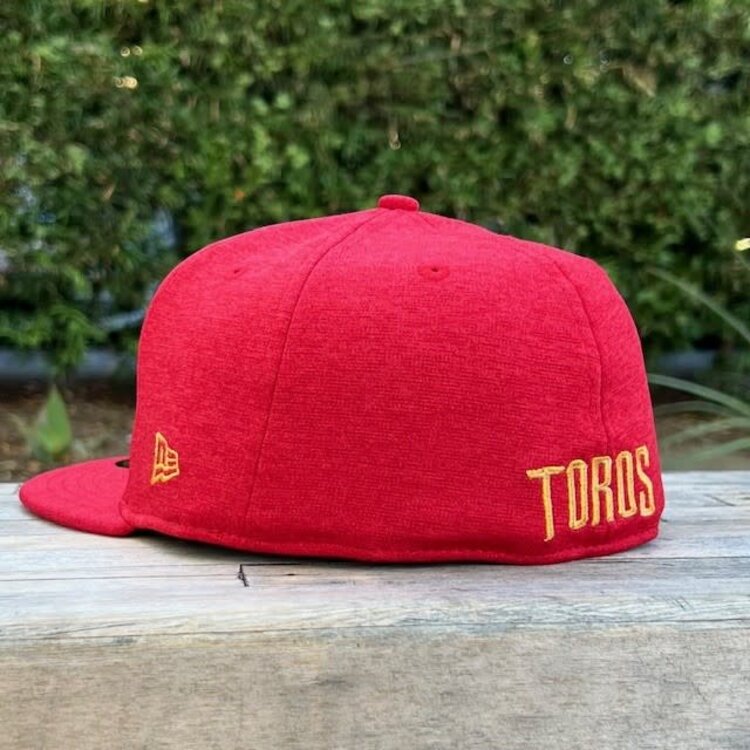 New Era Toros De Tijuana Scarlet w/Gold TJ Logo