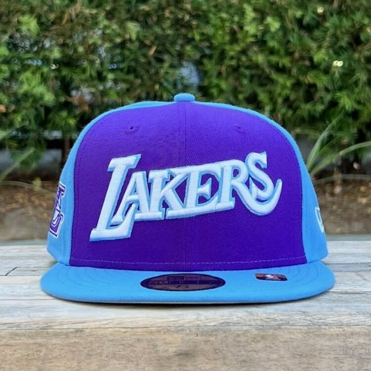 New Era Lakers City Edition Official Purple/Light Blue