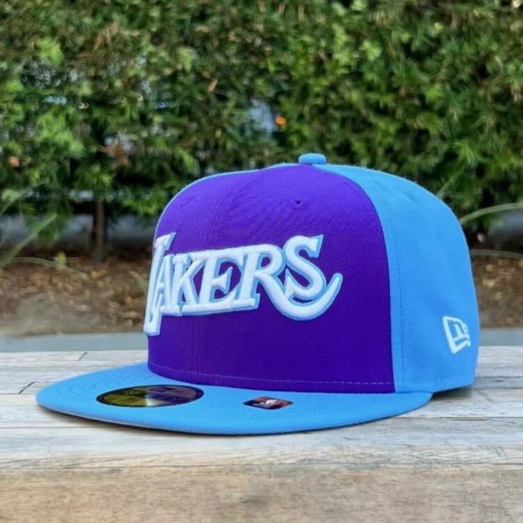New Era Lakers City Edition Official Purple/Light Blue