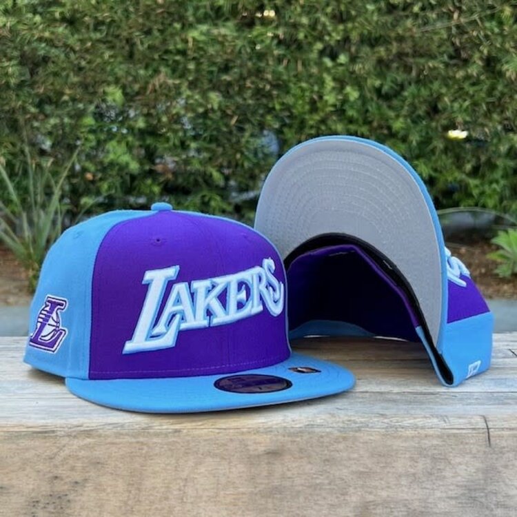 New Era Lakers City Edition Official Purple/Light Blue