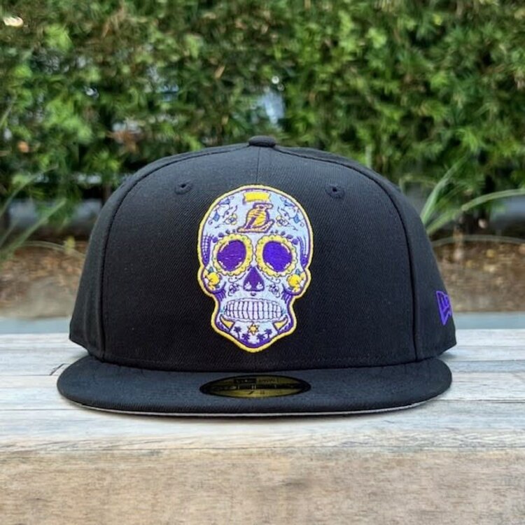 New Era Lakers Sugar Skull Black