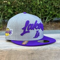 New Era LA Lakers P 2020 Draft 5950 Heather/Purple