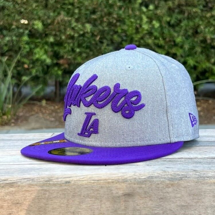 New Era LA Lakers P 2020 Draft 5950 Heather/Purple