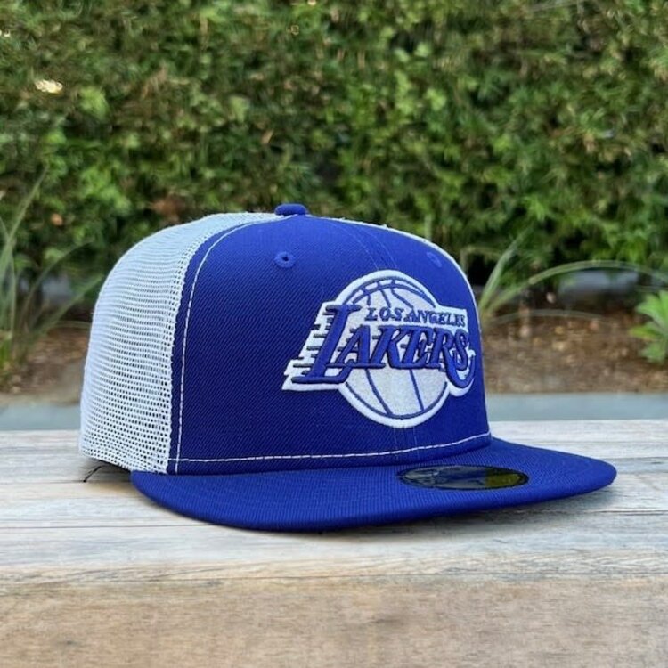 New Era LA Lakers C Mesh Royal White