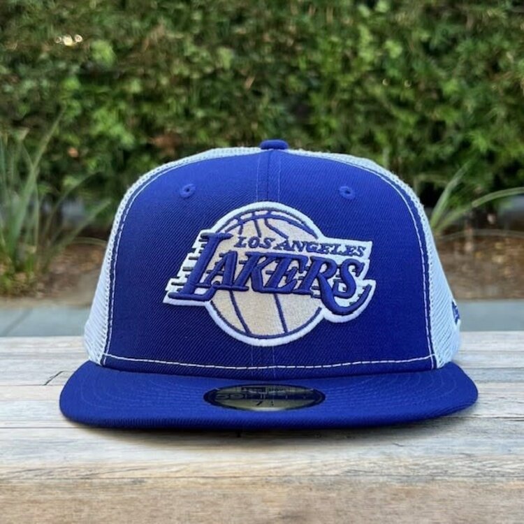 New Era LA Lakers C Mesh Royal White