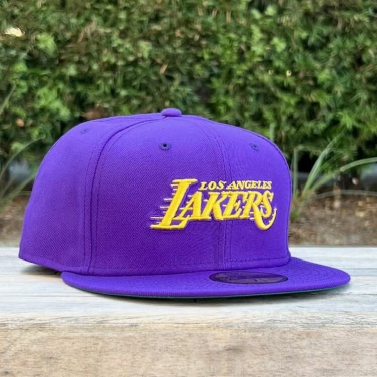 New Era Lakers C Purple Wordmark