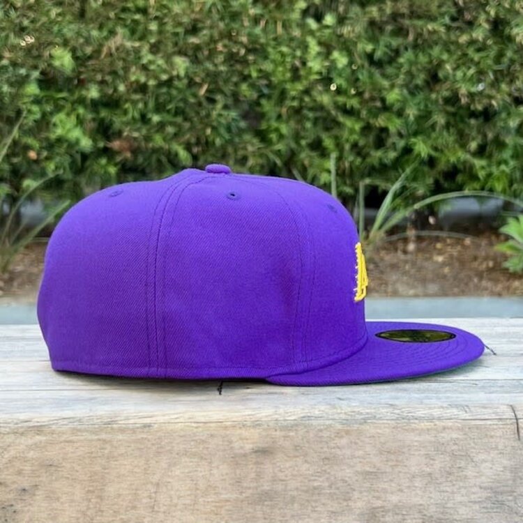 New Era Lakers C Purple Wordmark