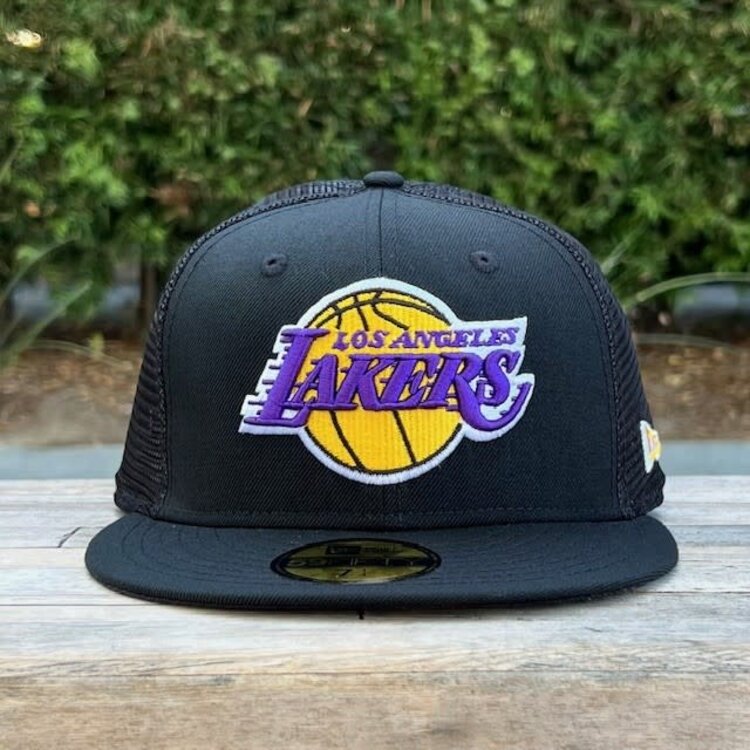 New Era Lakers Team Black Mesh