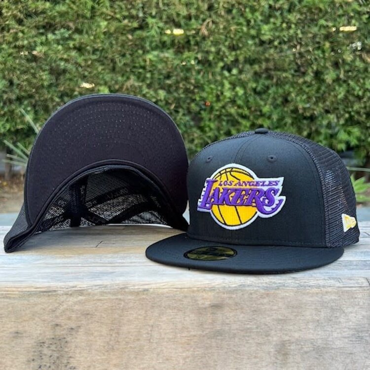 New Era Lakers Team Black Mesh
