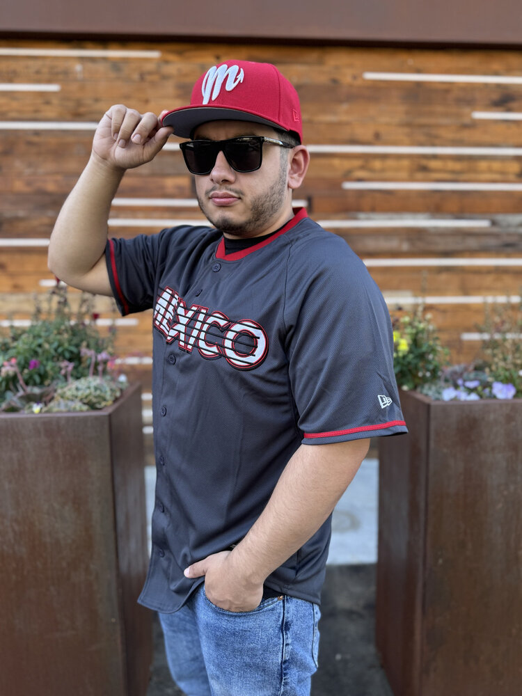 New Era LMB Diablos Rojos del Mexico Alt2 Jersey Graphite