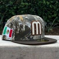 New Era Mexico "M" Real Tree/Brown Wavy MX Flag