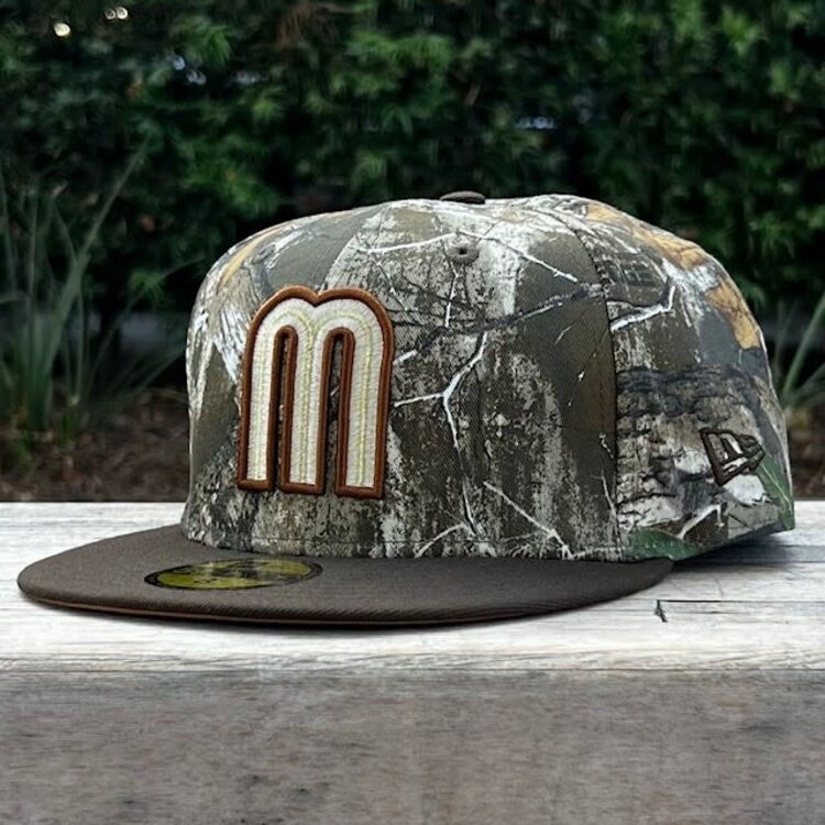 New Era Mexico "M" Real Tree/Brown Wavy MX Flag