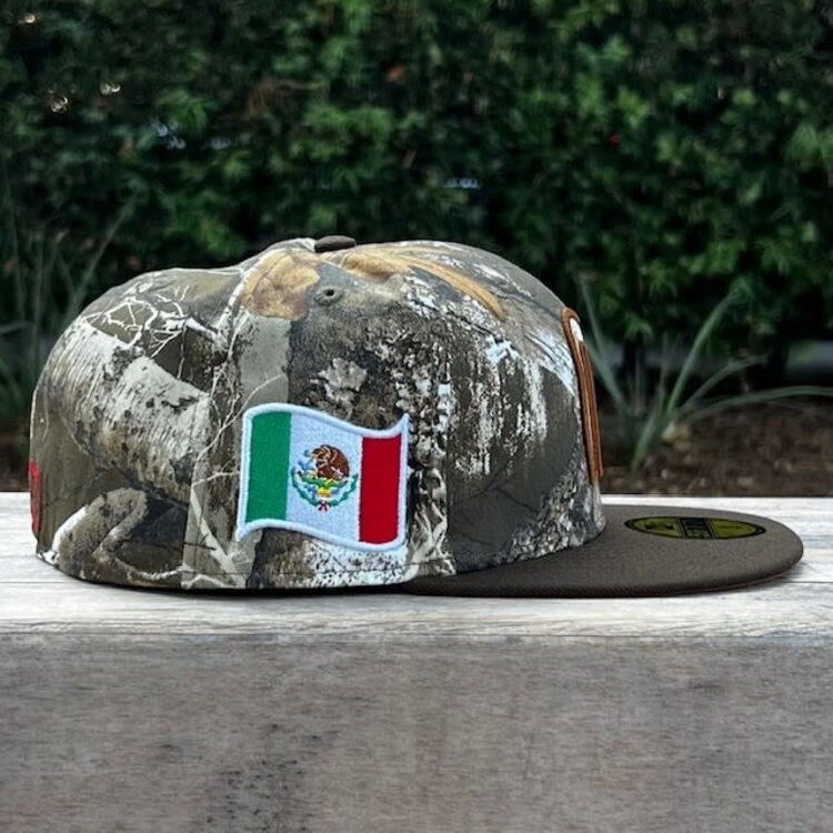 New Era Mexico "M" Real Tree/Brown Wavy MX Flag