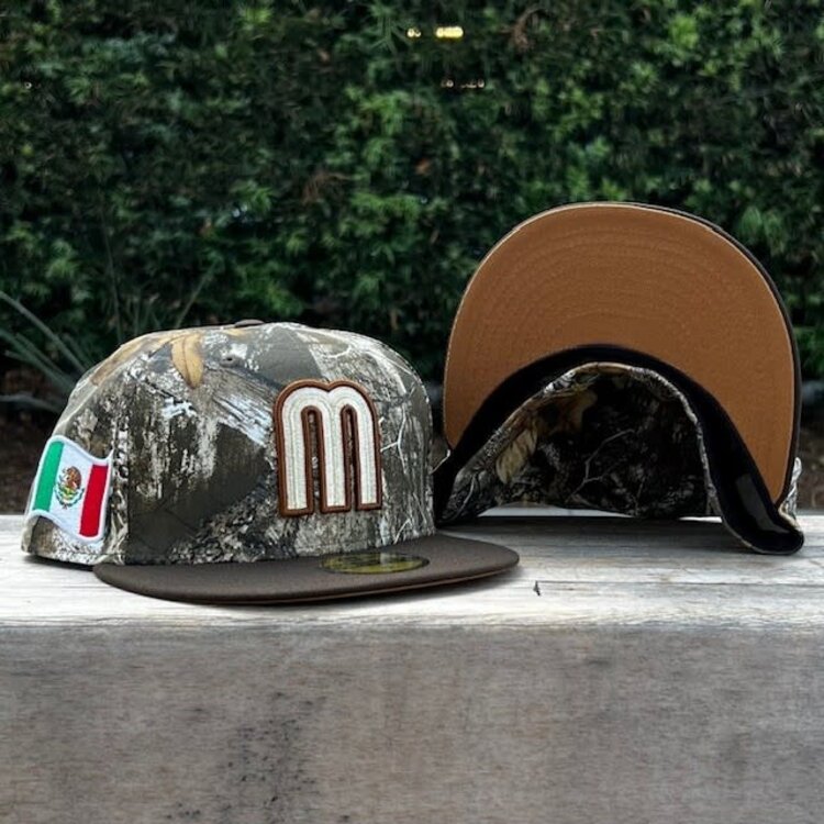 New Era Mexico "M" Real Tree/Brown Wavy MX Flag