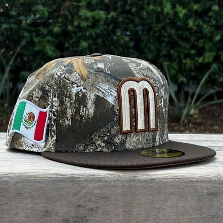 New Era Mexico "M" Real Tree/Brown Wavy MX Flag