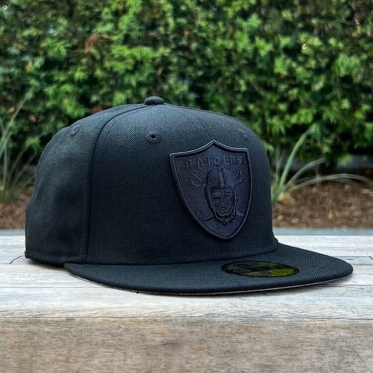 New Era Raiders Black Black 5950 Fitted