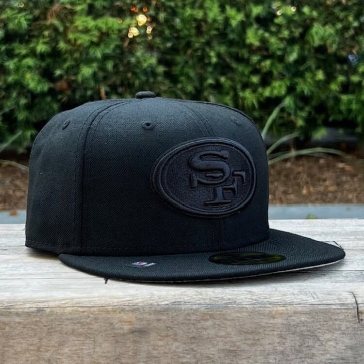 New Era 49ers Black/Black Gray UV