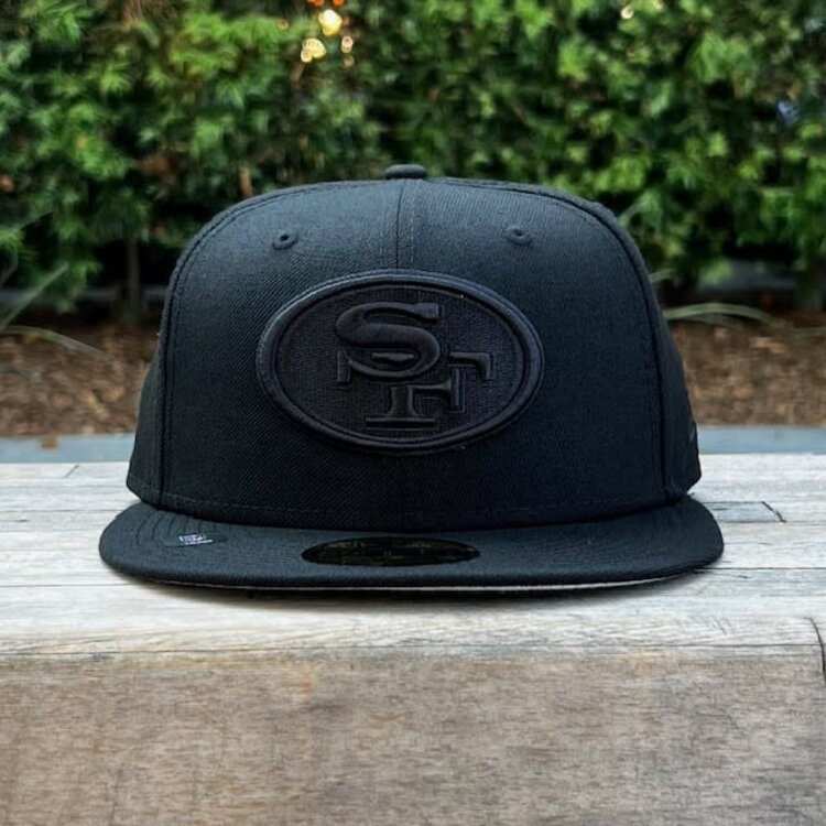 New Era 49ers Black/Black Gray UV