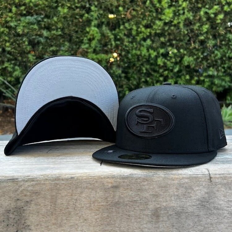 New Era 49ers Black/Black Gray UV