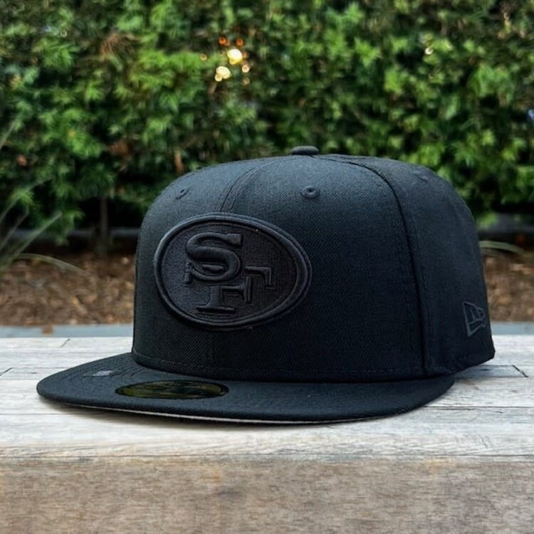 New Era 49ers Black/Black Gray UV