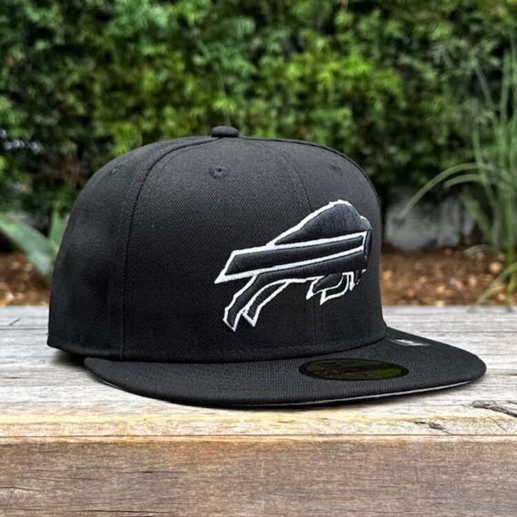 New Era Bills S Black White 5950