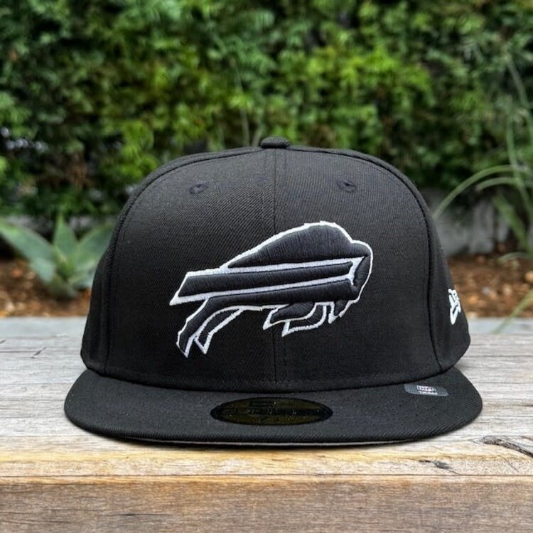 New Era Bills S Black White 5950